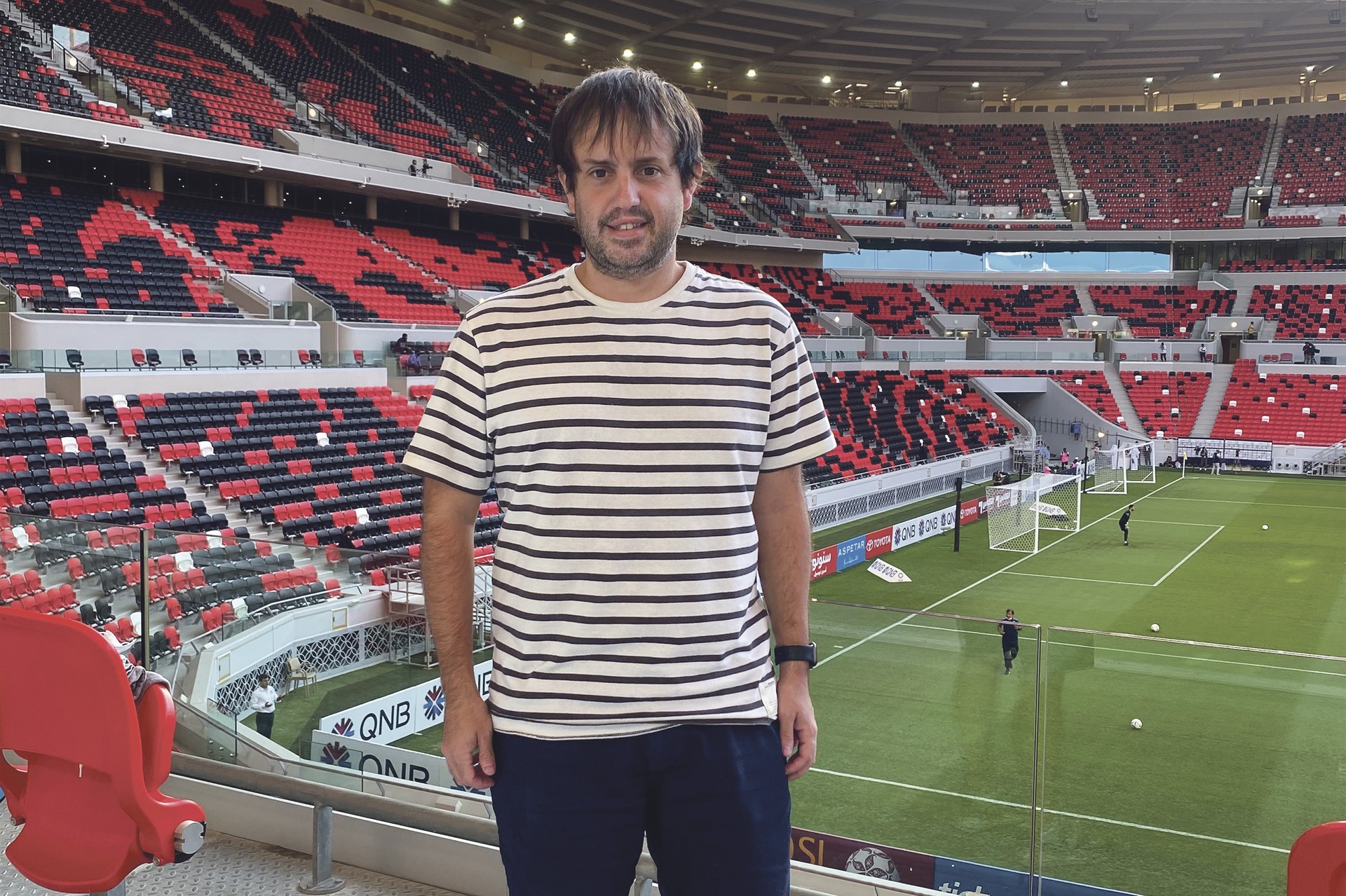 Jon Kareaga: "Txikitatik izan dut futbola nire barnean, eta Munduko Futbol Txapelketa bat zuzenean bizitzeko aukera izango dut"