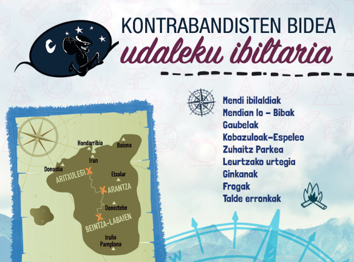 Kontrabandisten Udaleku Ibiltaria eskainiko dute abuztuan
