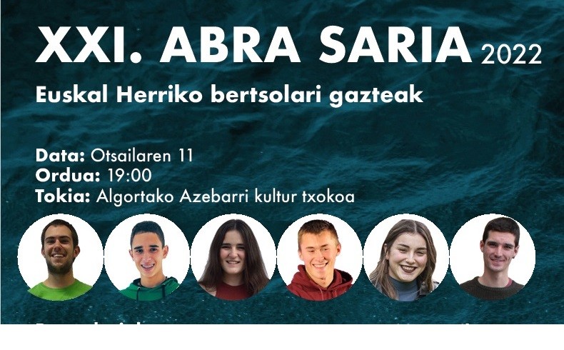 Barikuan jokatuko dute XXI. Abra Saria Azebarrin