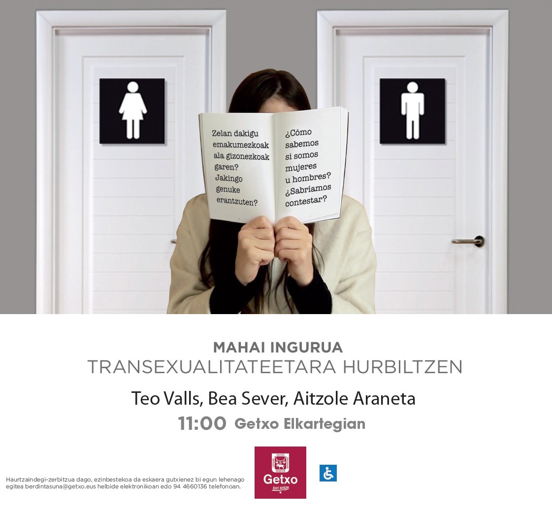 Transexualitatea berbabide izango da zapatuan Areetan
