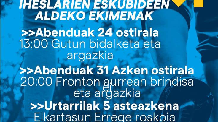 Euskal preso eta iheslarien eskubideen aldeko ekimenak