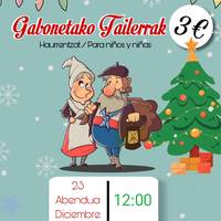 Haurrentzako Gabonetako tailerrak
