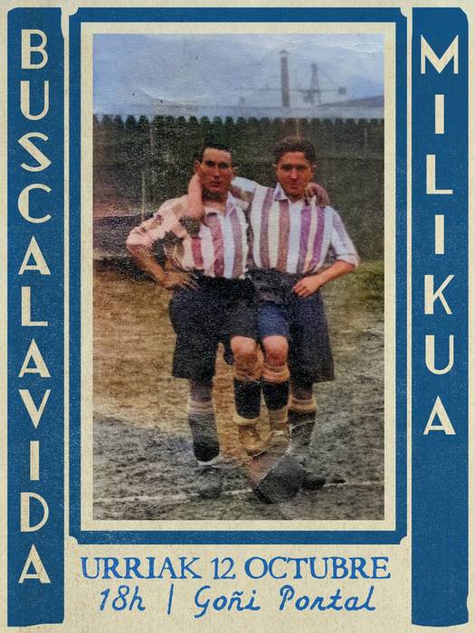 "Buscalavida eta Milikua": Plentziako futbolaren eta herriaren memoria biziberrituko duen dokumentala