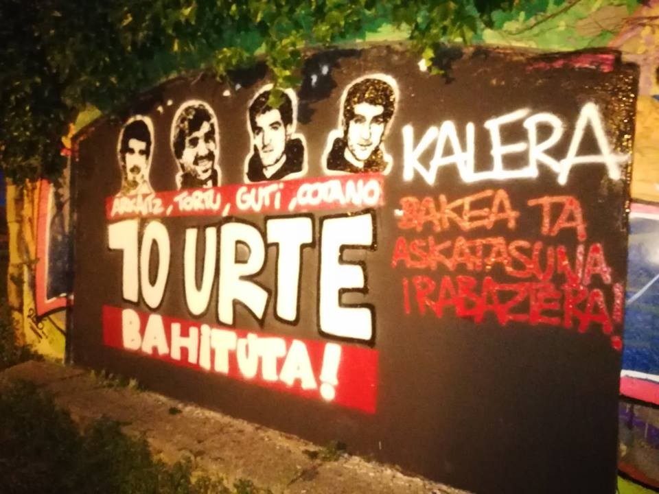 Patxi Markesek eta Iñaki Bilbaok espetxean 20 urte daroatzatela salatuko dute