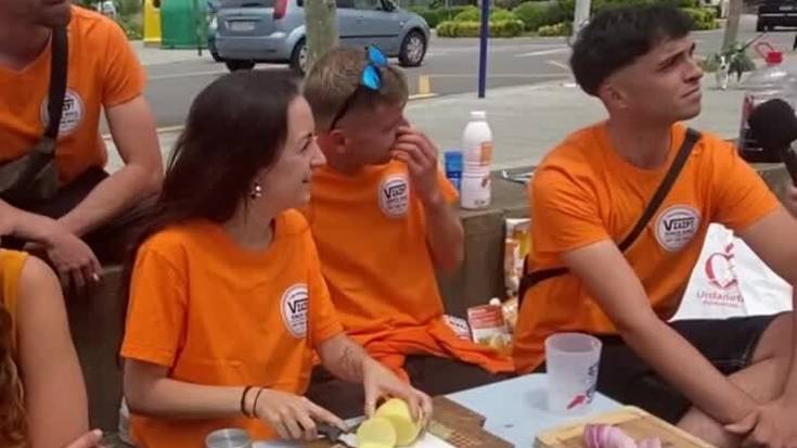 Sopelako sanpedroetako tortilla txapelketan dena eman dute gazteek