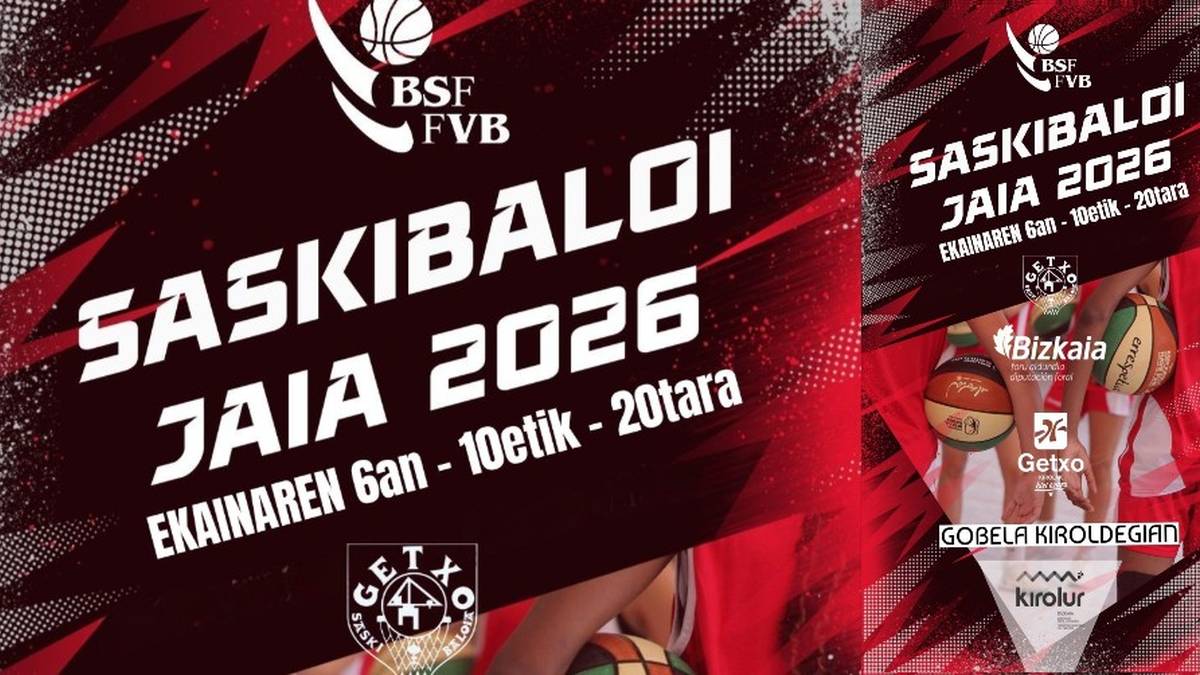 SaskiBaloi Jaia 2026 ekitaldian parte hartzeko epea ireki dute Getxon