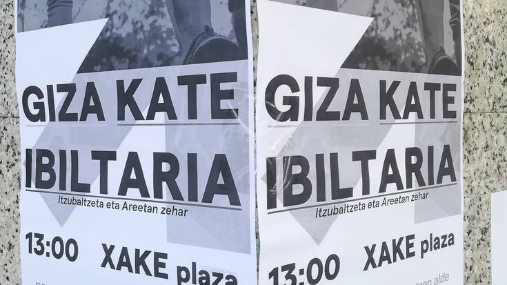 Euskal preso eta iheslariak etxeratzearen aldeko giza katea osatuko dute zapatuan