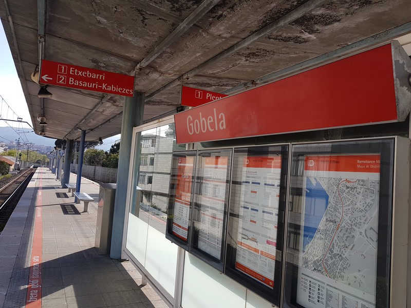Gobela metro-geltokia itxita egongo da azaroaren 13tik 17ra