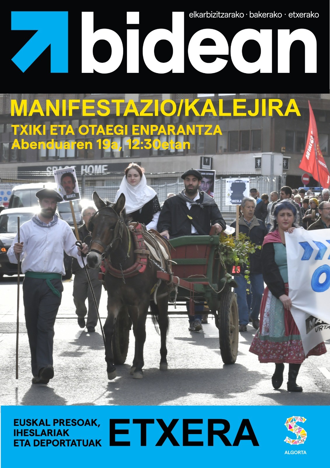 Olentzeroren kalejira egingo dute domekan Algortan