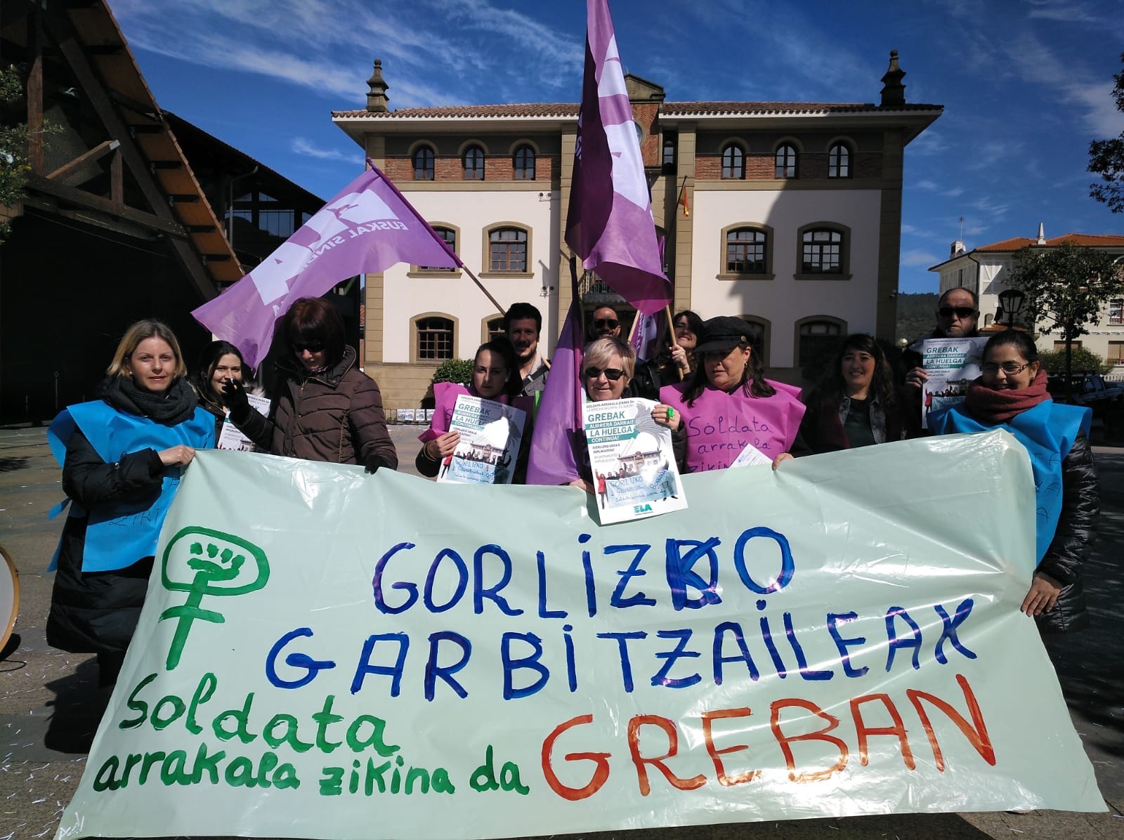 Greba bertan behera utziko dute Gorlizko garbitzaileek, "erantzukizunagatik"