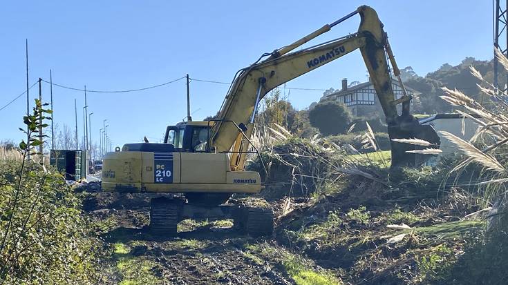 Hasi dira Sopelako Olabide kalea eta Urdulizko ospitalea errepidez lotzeko lanak