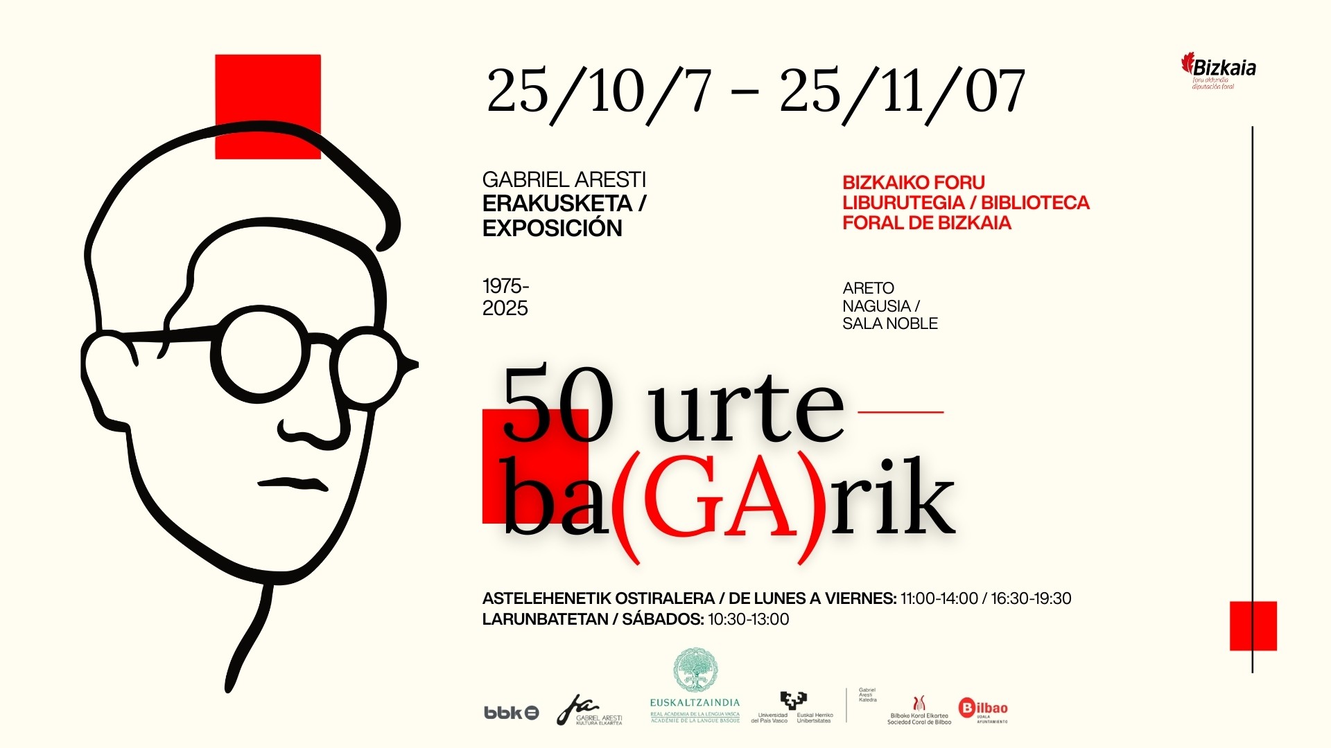 Erakusketa: 50 urte ba(GA)rik