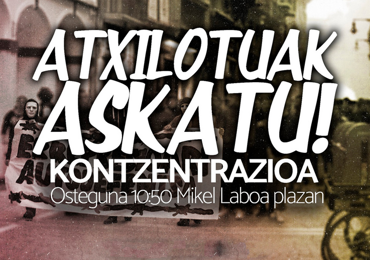 Iruñean atxilotutako gazteak askatzea eskatuko dute bihar, Leioako campusean