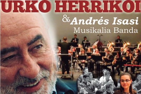 Andres Isasi Musikaliakoak arituko dira bihar Urko abeslariagaz