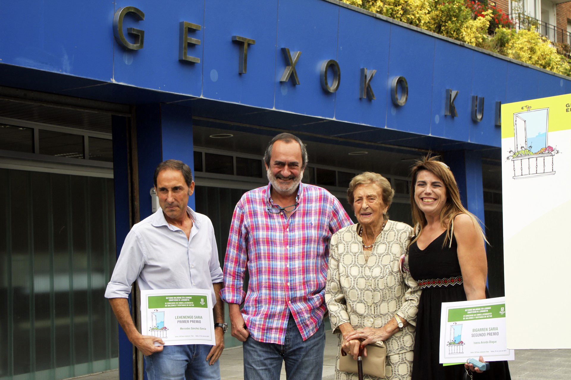 Mercedes Sánchezek irabazi du Getxoko balkoien lehiaketa