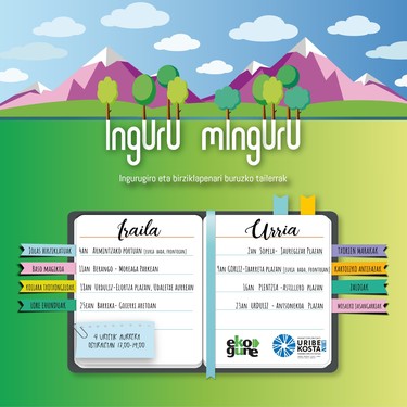 Inguru Minguru tailerrak egingo dituzte Urdulizen urriaren 23an