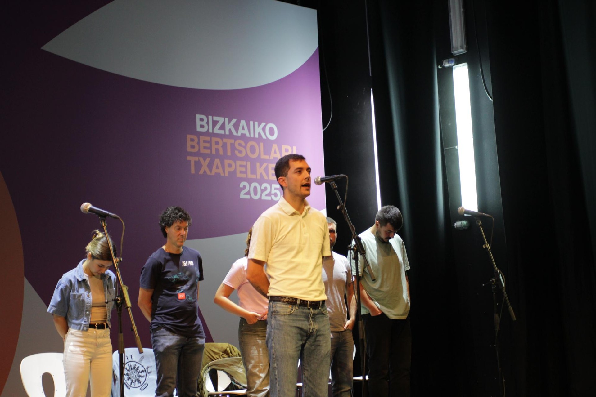 Aitor Bizkarrak irabazi du Bizkaiko Bertsolari Txapelketako lehenengo saioa Urdulizen