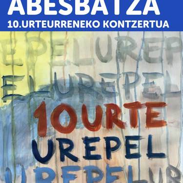 Urepel Abesbatzaren 10. urteurreneko kontzertua