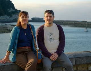 Idoia Errexil eta Joseba Gorordo: "Hain futbol-jokalari ospetsuak ziren, herriak abesti bat ere egin ziela"