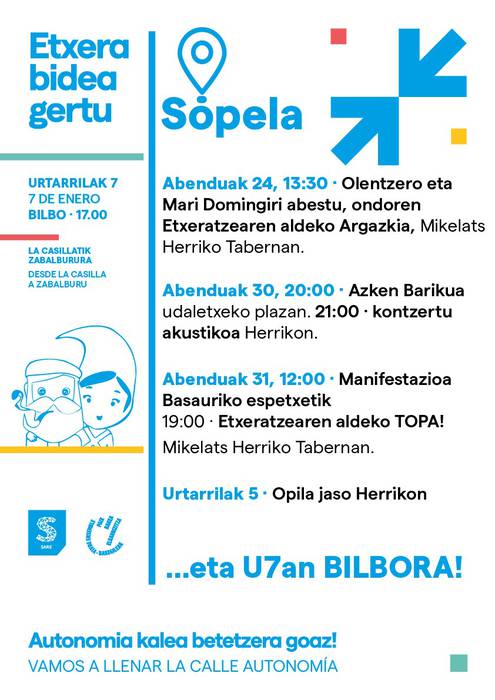 Sopelako Sareren Gabonetako ekintzak
