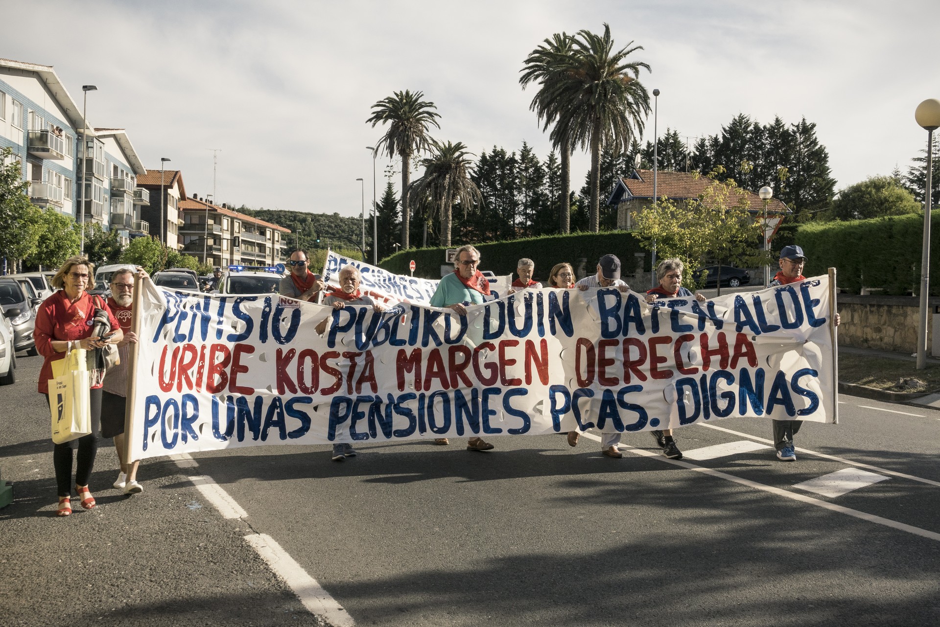 Manifestazioa egingo dute Uribe Kostako pentsiodunek Plentzian
