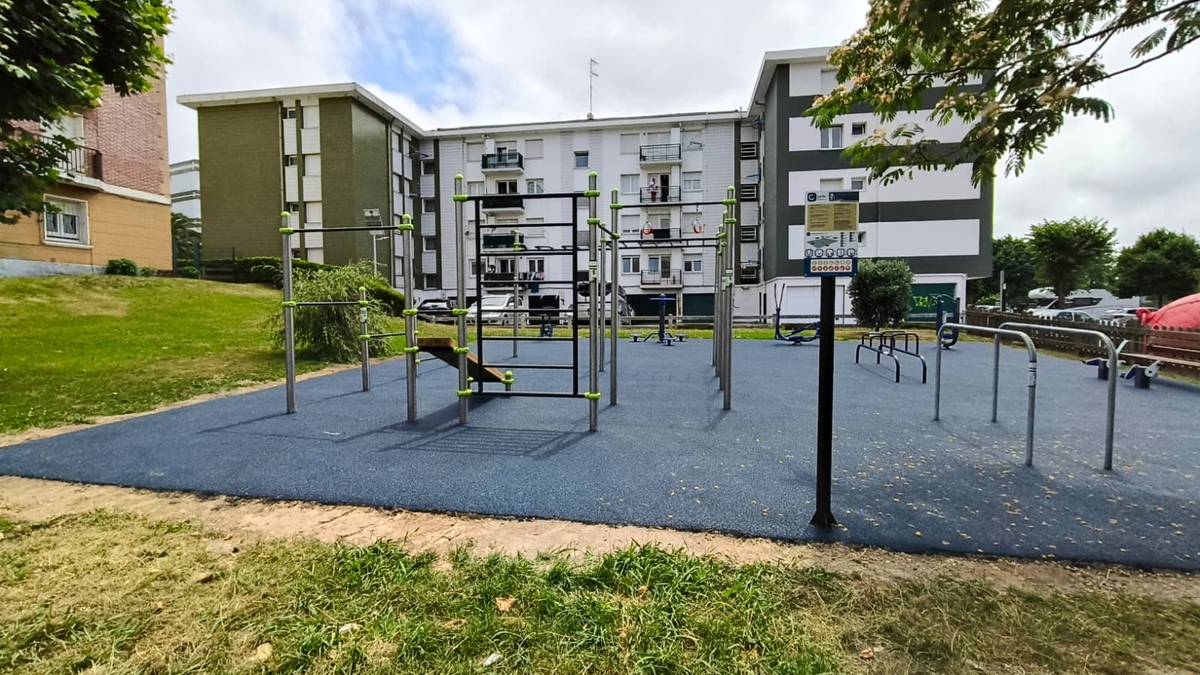 Gorlizen aire zabaleko kirolgune berria zabaldu dute Ondarganan