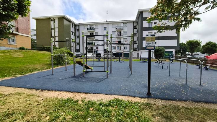 Gorlizen aire zabaleko kirolgune berria zabaldu dute Ondarganan