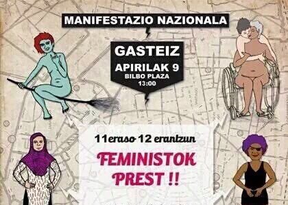 Gasteizko manifestazio feministara joateko autobusa antolatu dute