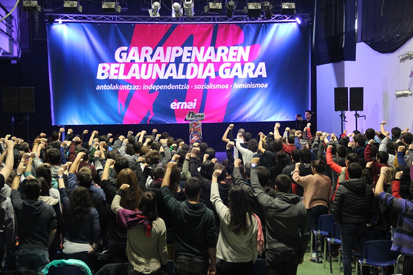 "Euskal iraultza egitera" deitu du Ernaik