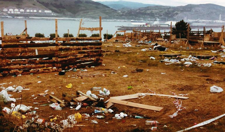 Aixerrotako zelaiak babesteko Getxoko Udalaren ahalegin eza salatu du Andramari Kortiñe elkarteak