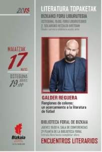 Literatura topaketak: Galder Reguera