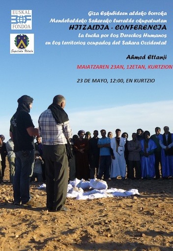 Ahmed Ettanji ekintzaile sahararraren berbaldia, bihar Sopelan
