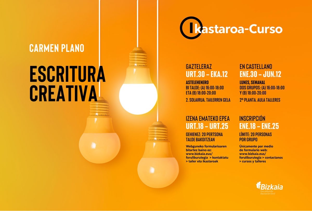 Ikastaroa: Escritura creativa