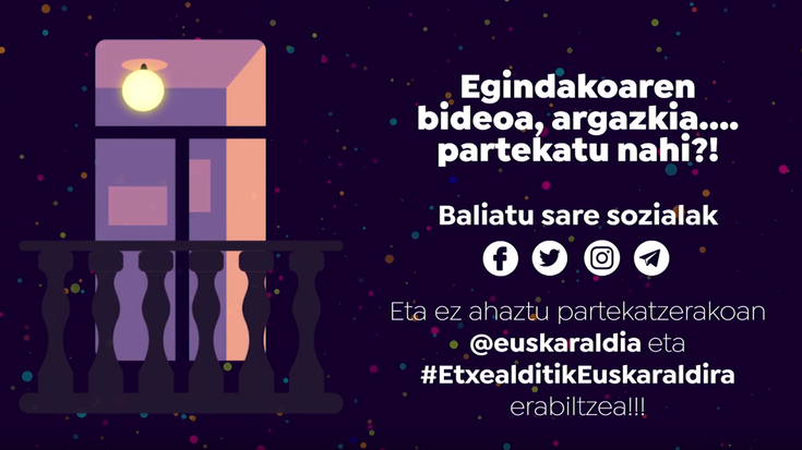 Partekatuko ditugu asteon izan ditugun bizipenak?