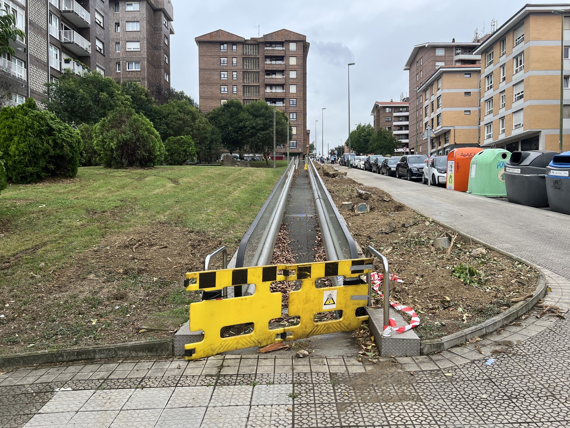 Azaroaren erdialderako amaituko dituzte Bidezabal kaleko 1. eta 2. arrapala mekanikoak berritzeko lanak