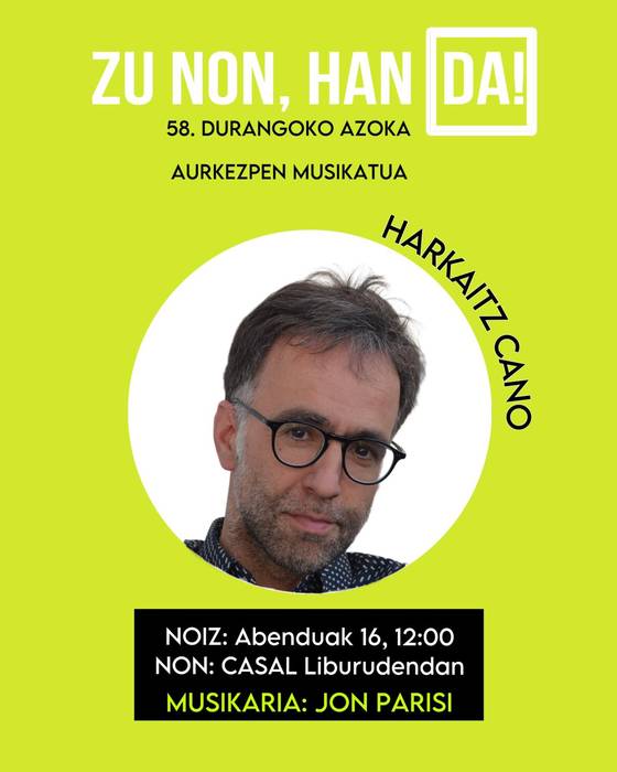Aurkezpen musikatua: Harkaitz Canoren "Ulu egiteko bolondres bila"