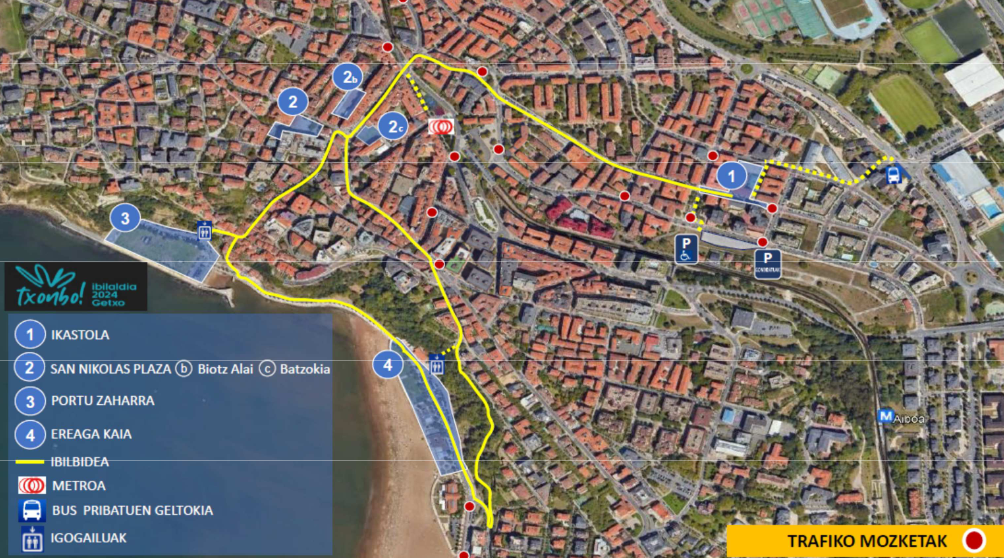 Ibilgailuen trafikoak hainbat eragin izango ditu maiatzaren 26an Ibilaldia dela eta