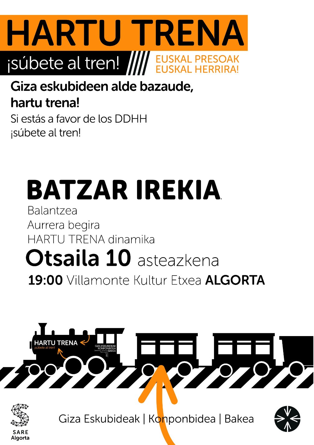 HARTU TRENA dinamika aurkeztu eta martxan jartzeko