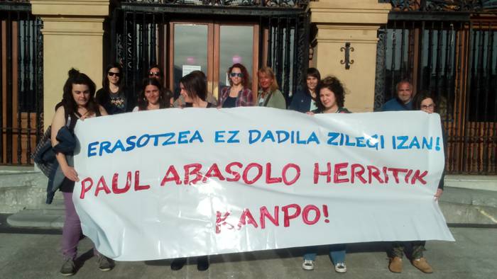 Mugimendu feministak Abasoloren etorrera salatuko du Faduran