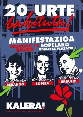 Markes, Bilbao eta Labeaga "etxera etortzeko garaia" dela aldarrikatuko dute