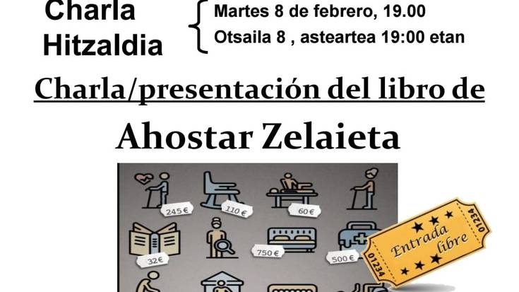 Ahoztar Zelaietaren berbaldia: "Residencias SA. El negocio de los cuidados en Euskal Herria"