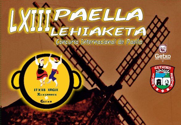 Paella-lehiaketarako ohar garrantzitsua!