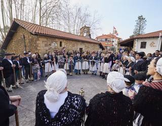 Santa Agedaren doinuek berriro hartuko dituzte Leioako kaleak