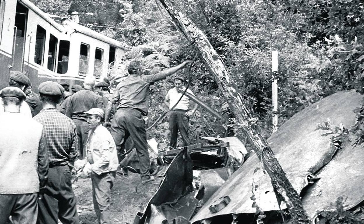Urdulizko tren-istripua, tragediak Uribe Kosta kolpatu zuenean