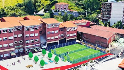 Kirol-ekipamendua eraikitzeari ekin diote Bekoa Ikastetxearen ondoan