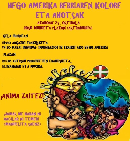 Ekitaldi internazionalista izango da etzi Astrabuduan