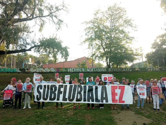 Subflubiala EZ! plataformak manifestazioa deitu du zapatuan Lamiakoko tunelaren proiektuaren aurka