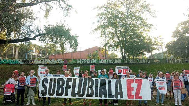 Subflubiala EZ! plataformak mobilizazio jendetsua deitu du Lamiakoko tunelaren proiektuaren aurka