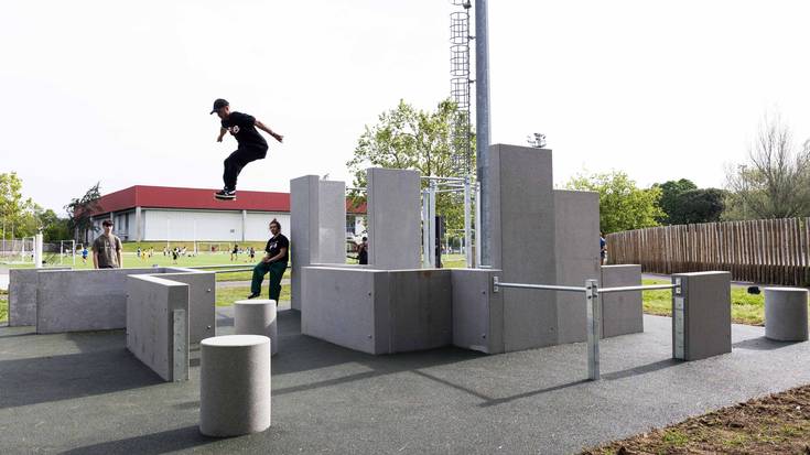Getxo Kirolakek parkour zirkuitu berria inauguratu du Faduran