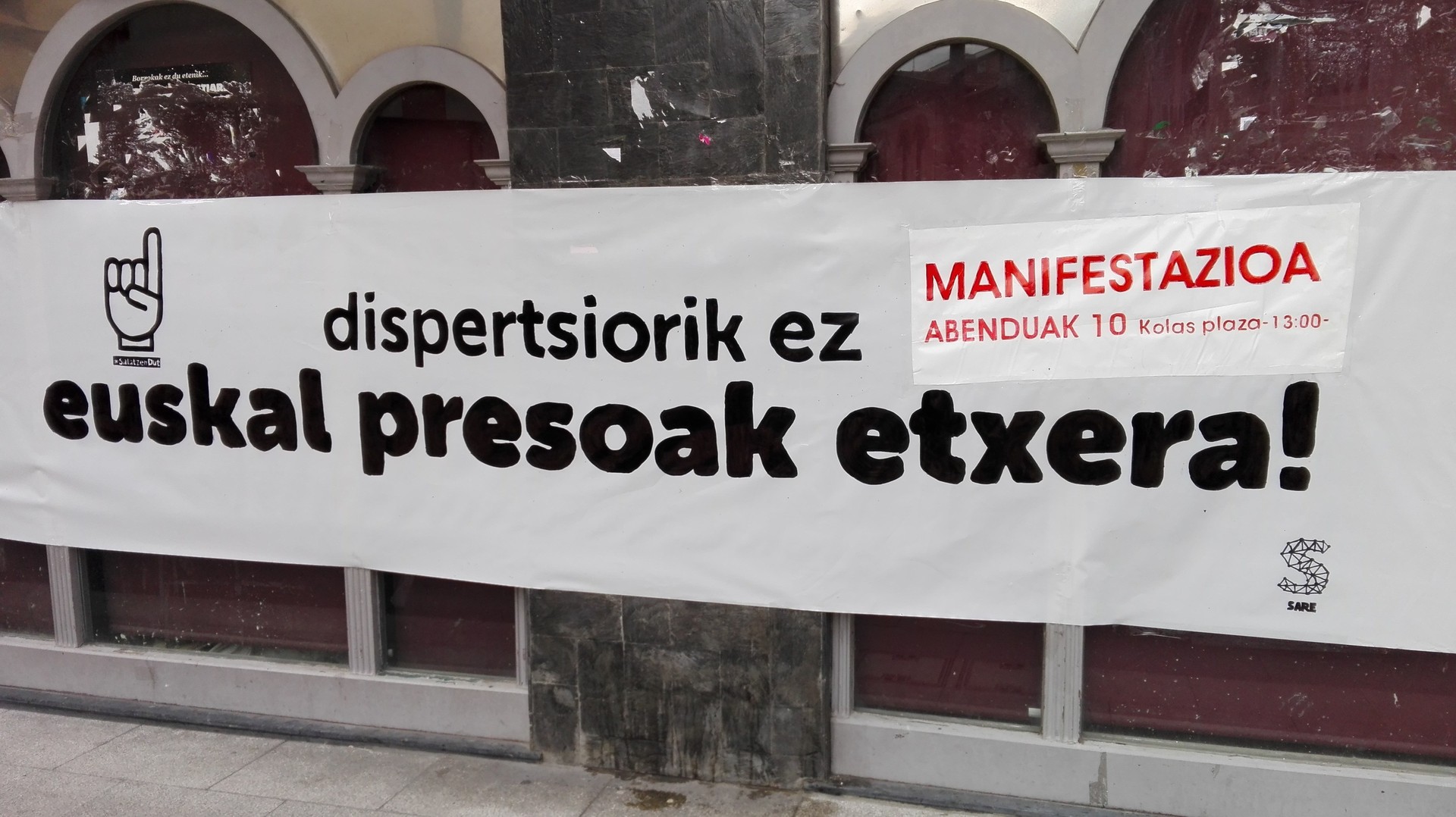 Abenduak 10: Euskal presoen giza eskubideen aldeko manifestazioa